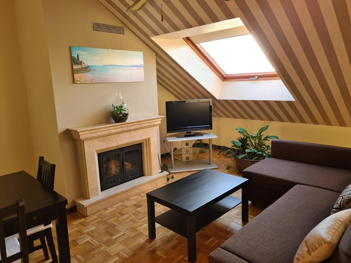 Ferienwohnung 106A Atico Con Garaje Y Chimenea Cerca De La Playa Gijón Exterior foto